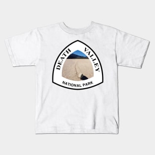 Death Valley National Park shield Kids T-Shirt